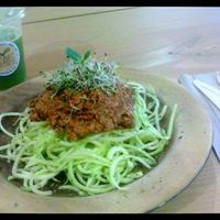 Pasta at Petit Brot - Cold Press Raw Eco in Barcelona