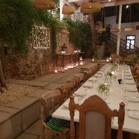 Terrace at Shams El Balad Cafe in Amman