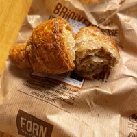 Vegan croissant   at Veritas in Vilanova I La Geltru