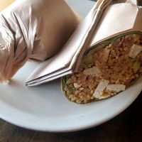 Rice wrap at Cafe del Soul in Mill Valley