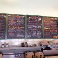 menu board at Cafe del Soul in Mill Valley