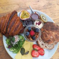 Deluxe breakfast at Kaf in Copenhagen