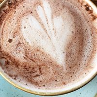 Hot chocolate  at Kaf in Copenhagen