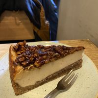 Pecan cheesecake  at Kaf in Copenhagen