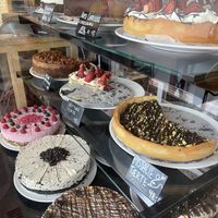 A lovely little bakery with an amazing selection of Vegan cakes, tarts, cheese cakes and pastries.They also had breakfast/brunch menu with sandwiches and toasties. Would recommend  at Kaf in Copenhagen