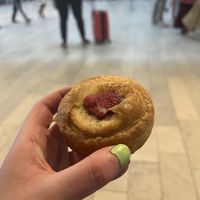 Pastry (squished as I had it in my bag oops)  at Kaf in Copenhagen