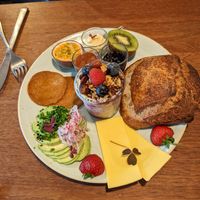 Complete breakfast at Kaf in Copenhagen