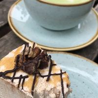 skildpadde cheesecake  at Kaf in Copenhagen