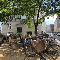 Outdoor seating, supercosy! 🤗  at Kaf in Copenhagen