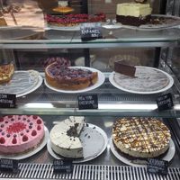 Vegan cheesecakes at Kaf in Copenhagen