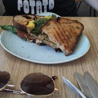 Sourdough sandwich at Kaf in Copenhagen