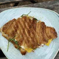 Grilled Croissant 🥐 One of the absolute best things I have ever tasted 😍  at Kaf in Copenhagen