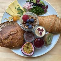 Brunch plate deluxe   at Kaf in Copenhagen