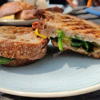 Grilled Sandwich at Kaf in Copenhagen