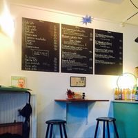 The menu at Kaf in Copenhagen