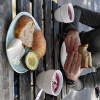 Sandwich at Kaf in Copenhagen