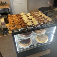 pastries and cake  at Kaf in Copenhagen