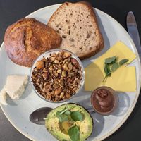 „brunch komplet"  at Kaf in Copenhagen