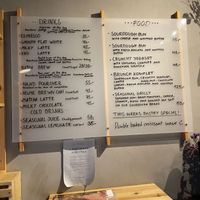 new menu  at Kaf in Copenhagen