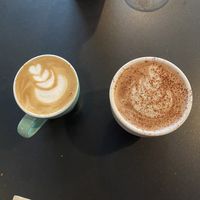 A coffee and the “milky chocolate”!  at Kaf in Copenhagen