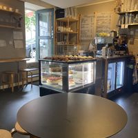 A little picture from inside the café — unfortunately, I do not have a picture of it from the outside :’)  at Kaf in Copenhagen