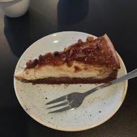 Pecan cheesecake at Kaf in Copenhagen