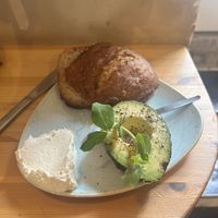 Sourdough bun   at Kaf in Copenhagen