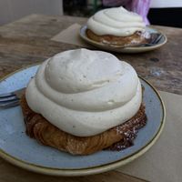 The filling of the “kaf buns” change regularly   at Kaf in Copenhagen