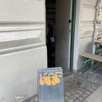 What the doorway looks like.  at Kaf in Copenhagen