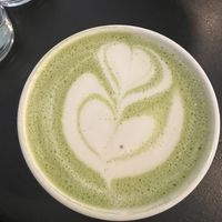 Matcha latte  at Kaf in Copenhagen