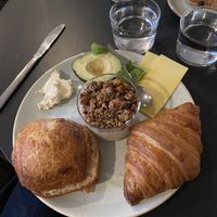 Brunch plate  at Kaf in Copenhagen