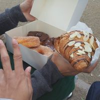 Croissant and donuts at Kaf in Copenhagen