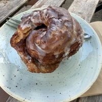 Cinnamon cruffin  at Kaf in Copenhagen