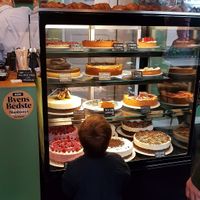 Vegan cakes at Kaf in Copenhagen