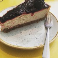 New york cheesecake 😍 at Kaf in Copenhagen