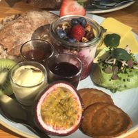 Vegan brunch at Kaf. Yummy!! at Kaf in Copenhagen