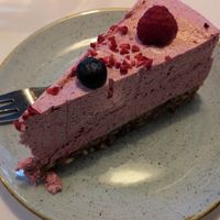 Raspberry Cheesecake at Kaf in Copenhagen