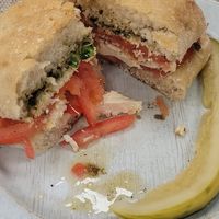 Caprese sandwich at The Nomad Cafe in Melbourne