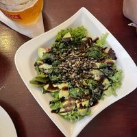 Avocado salad with home made parsley pesto  at Blatouch in Prague