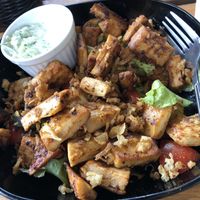 Gyros and salad   at Blatouch in Prague