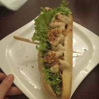 Hot dog at Blatouch in Prague