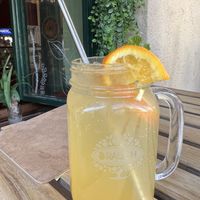Ginger orange lemonade  at Blatouch in Prague