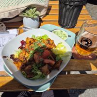 Gyros with homemade tzatziki at Blatouch in Prague