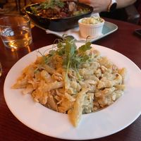 Halusky and gyros salad   at Blatouch in Prague