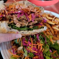 Great portions! Delicious! at Le Mouton Noir in Val-david