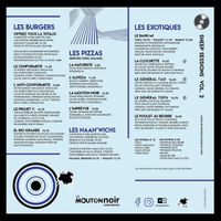 some vegan dishes in the menu at Le Mouton Noir in Val-david