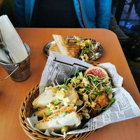 Veggie pâte sandwich at General Cafe in Val-david