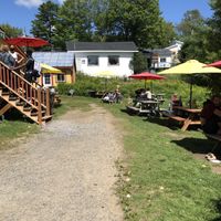 Outside  at General Cafe in Val-david