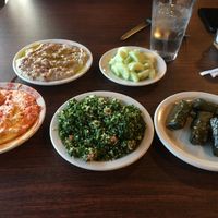 Incredible flavor. Vegan sample plate.  at Mishkenut in Munster