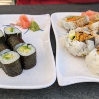 Avocado and tempura roll at Xin Bowl in Ridgecrest